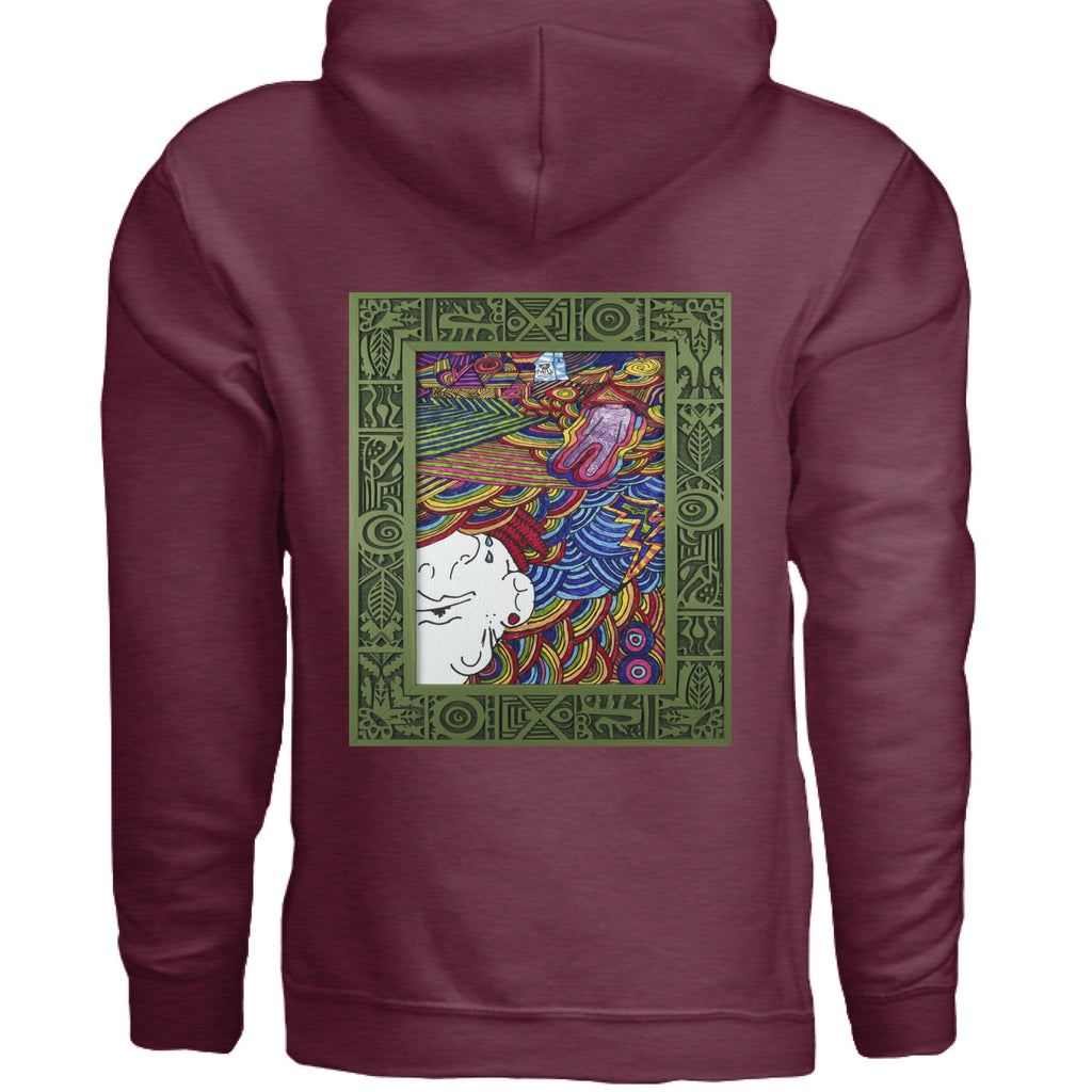 Heather Sport Dark Maroon - BACK